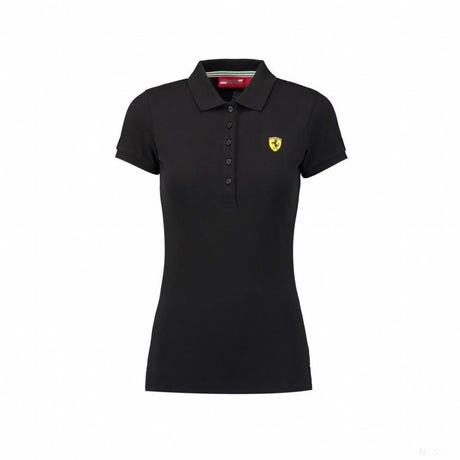 Ferrari Womens Polo, Classic, Black, 2018 - FansBRANDS®