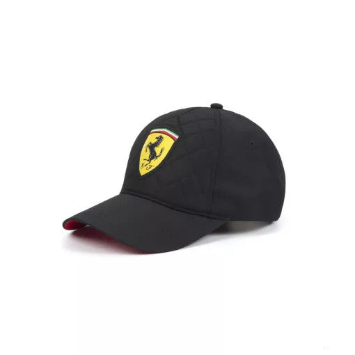 Ferrari Baseball Cap, Quilt, Adult, Black, 2018