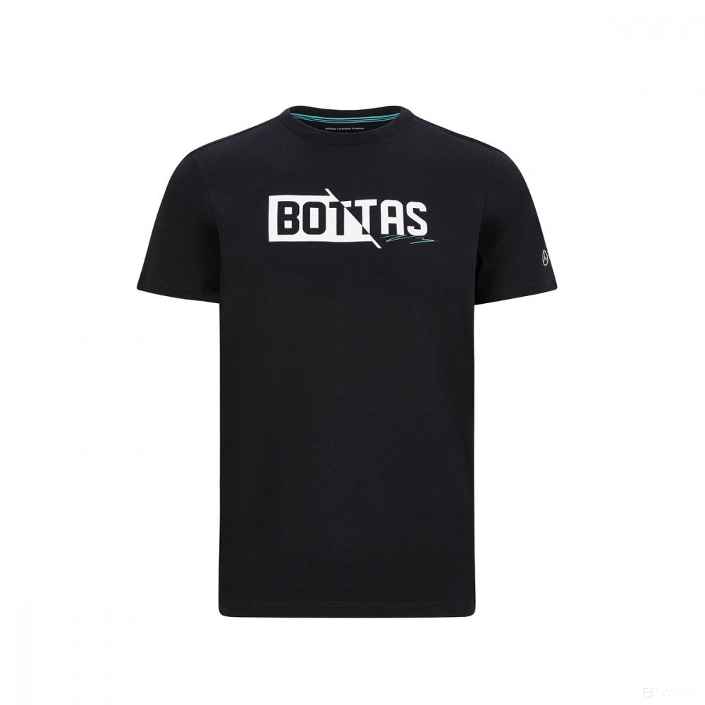 Mercedes T-shirt, Valtteri Bottas #77, Black, 2020