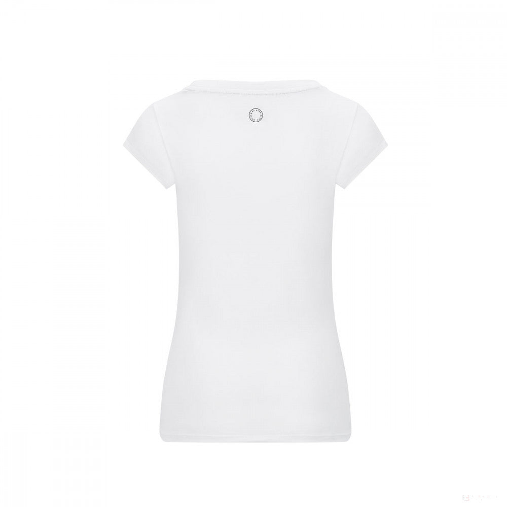 Mercedes Womens T-shirt, Logo, White, 2020