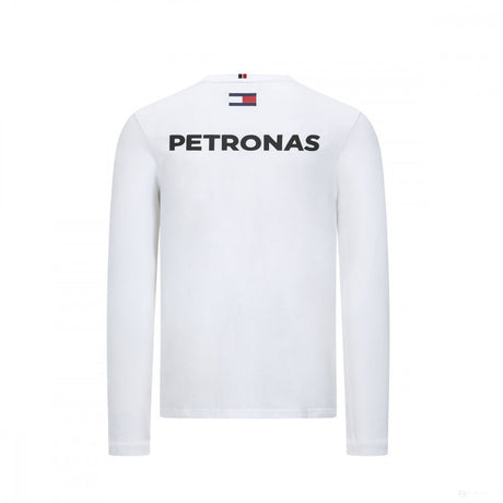 Mercedes Long Sleeve T-shirt, Long Sleeve Team, White, 2020 - FansBRANDS®