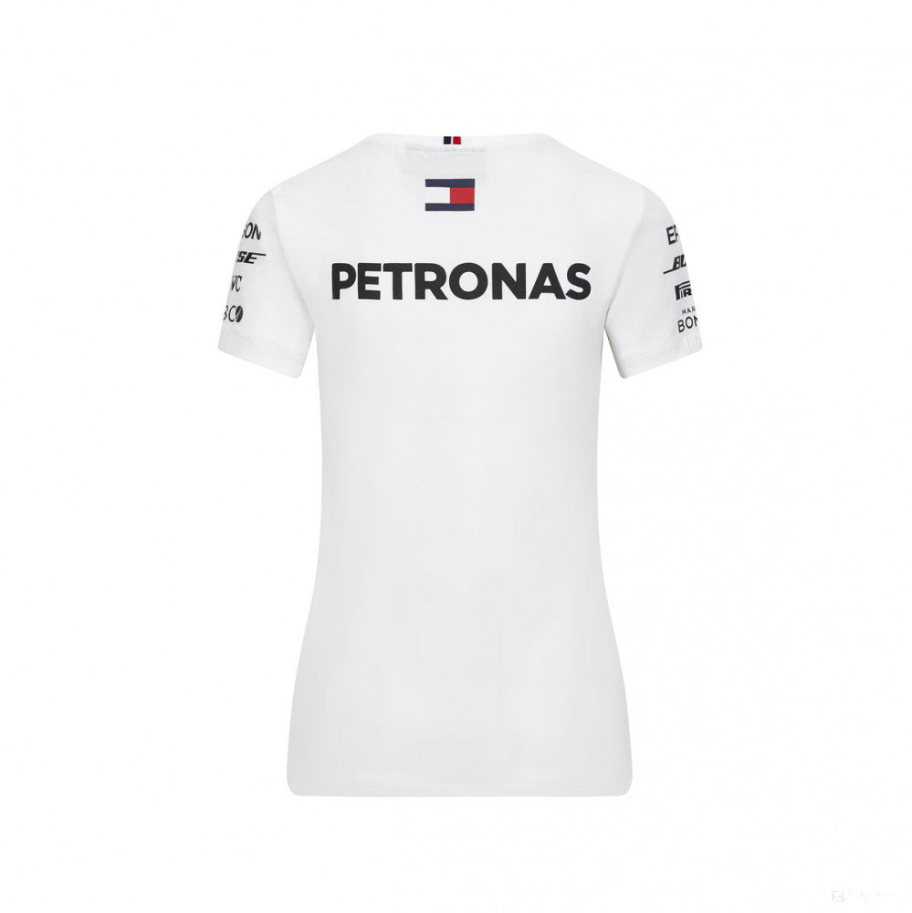 Mercedes Womens T-shirt, Team, White, 2020 - FansBRANDS®