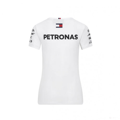 Mercedes Womens T-shirt, Team, White, 2020 - FansBRANDS®