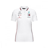 Mercedes Womens Polo, Team, White, 2020 - FansBRANDS®