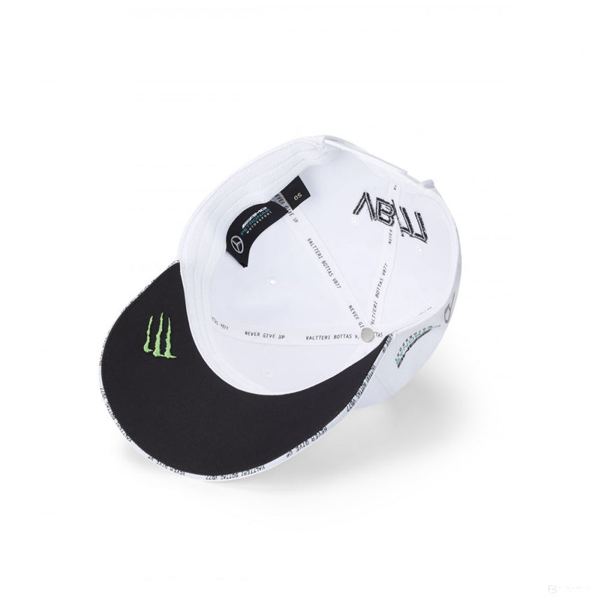 Mercedes Baseball Cap, Valtteri Bottas, Adult, White, 20/21 - FansBRANDS®
