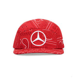 Mercedes Hamilton Baseball Cap, British GP, Adult, Red, 2020