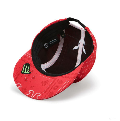 Mercedes Hamilton Baseball Cap, British GP, Adult, Red, 2020 - FansBRANDS®