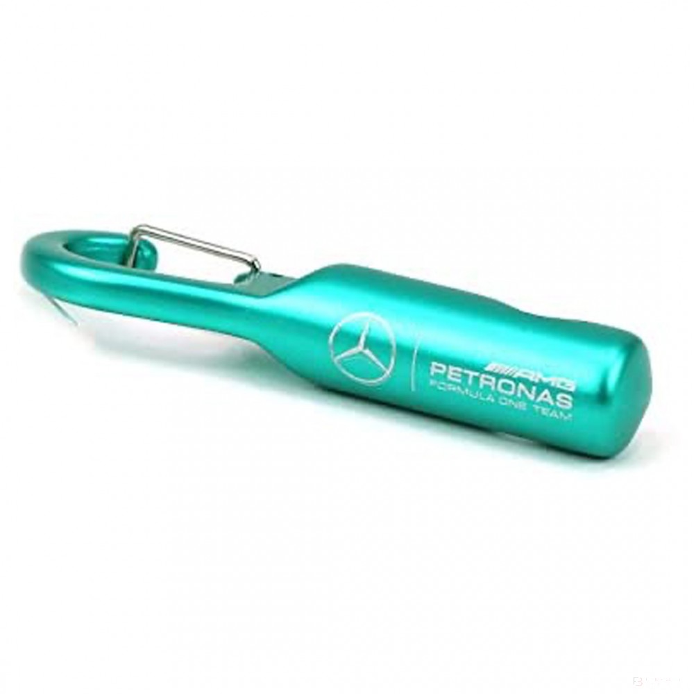 Mercedes Keychain, MAMG Metal with Carabiner, Turquoise, 2016