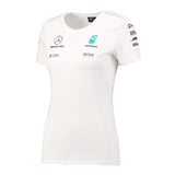 Mercedes Womens T-shirt, Team, White, 2017