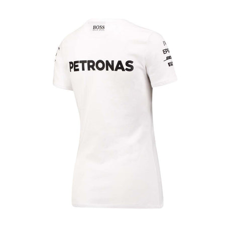 Mercedes Womens T-shirt, Team, White, 2017 - FansBRANDS®