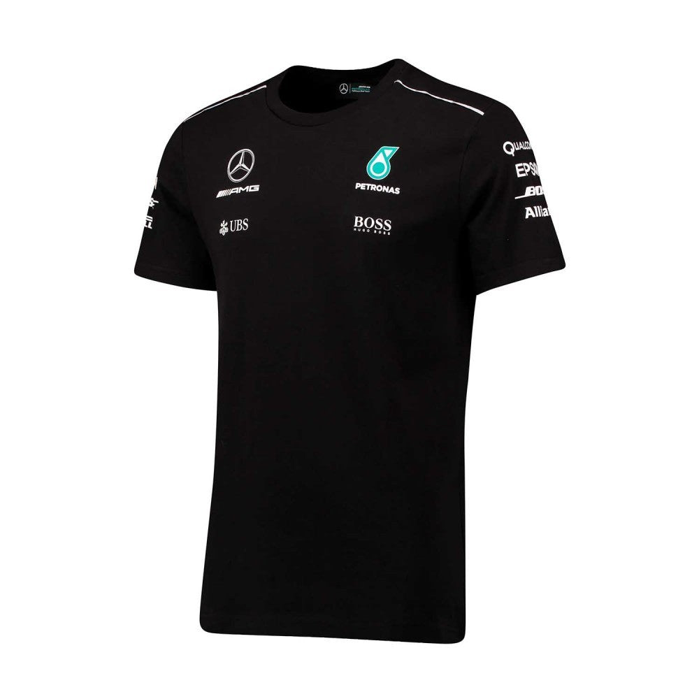 Mercedes Kids T-shirt, Team, Black, 2017