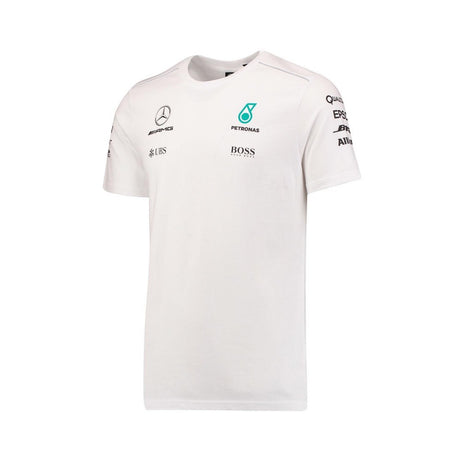 Mercedes Kids T-shirt, Team, White, 2017 - FansBRANDS®