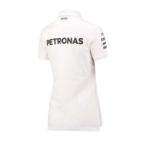 Mercedes Womens Polo, Team, White, 2017 - FansBRANDS®