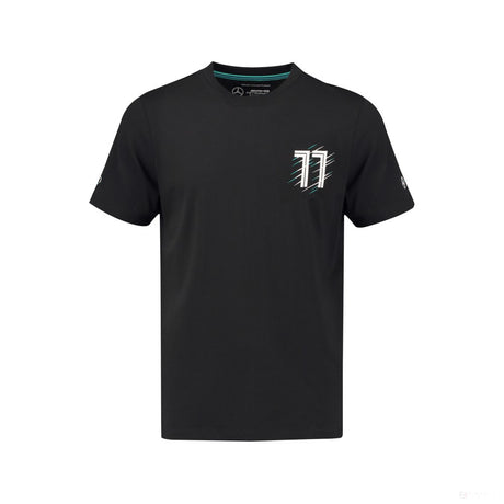 Mercedes T-shirt, Bottas Valtteri 77, Black, 2018 - FansBRANDS®