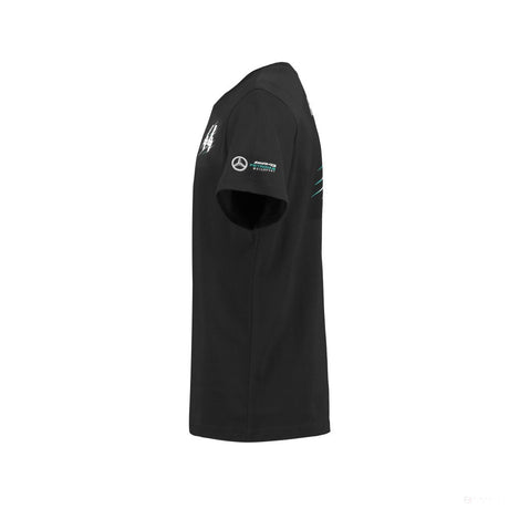 Mercedes Kids T-shirt, Hamilton, Black, 2018 - FansBRANDS®
