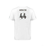 Mercedes Kids T-shirt, Hamilton, White, 2018