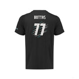Mercedes Kids T-shirt, Bottas, Black, 2018
