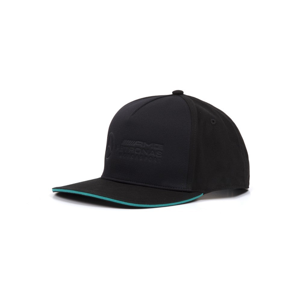 Mercedes Baseball Cap, Logo, Adult, Black, 2018