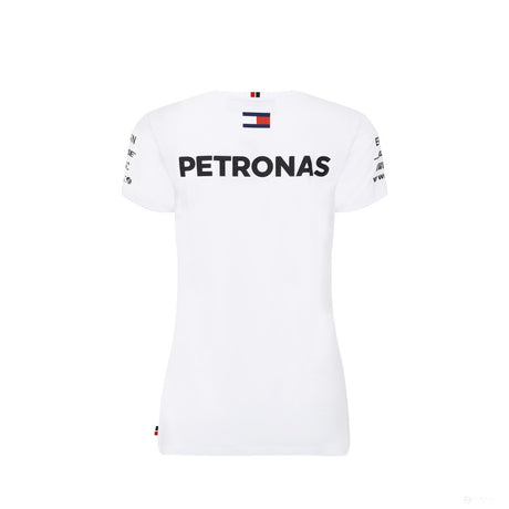 Mercedes Womens T-shirt, Team, White, 2018 - FansBRANDS®