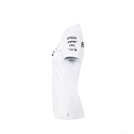 Mercedes Womens T-shirt, Team, White, 2018 - FansBRANDS®