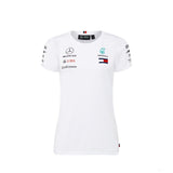 Mercedes Womens T-shirt, Team, White, 2018