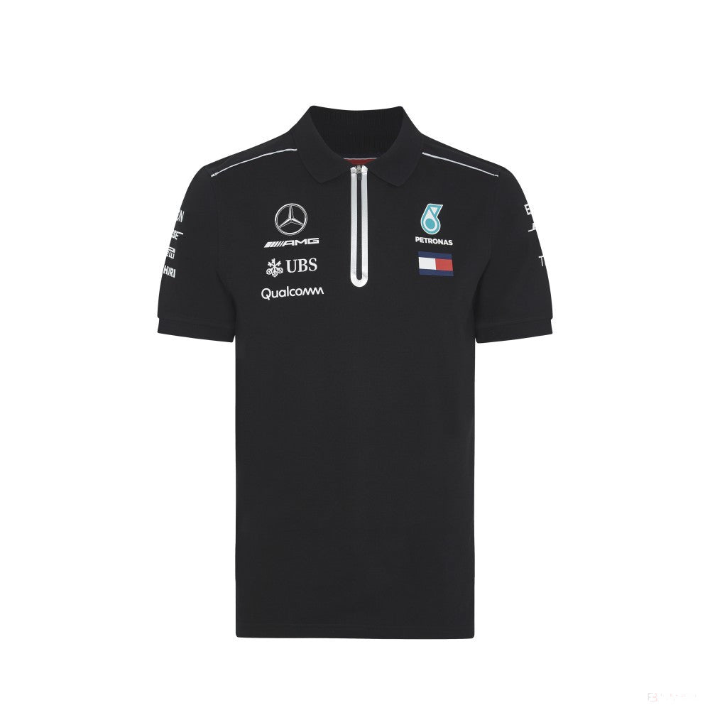 Mercedes Polo, Team, Black, 2018