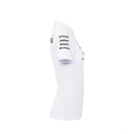 Mercedes Womens Polo, Team, White, 2018 - FansBRANDS®