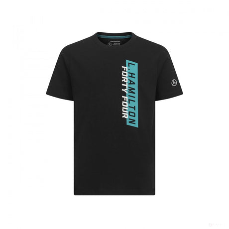 Mercedes Kids T-shirt, Lewis Hamilton #44, Black, 2019 - FansBRANDS®