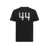 Mercedes Kids T-shirt, Lewis Hamilton #44, Black, 2019 - FansBRANDS®