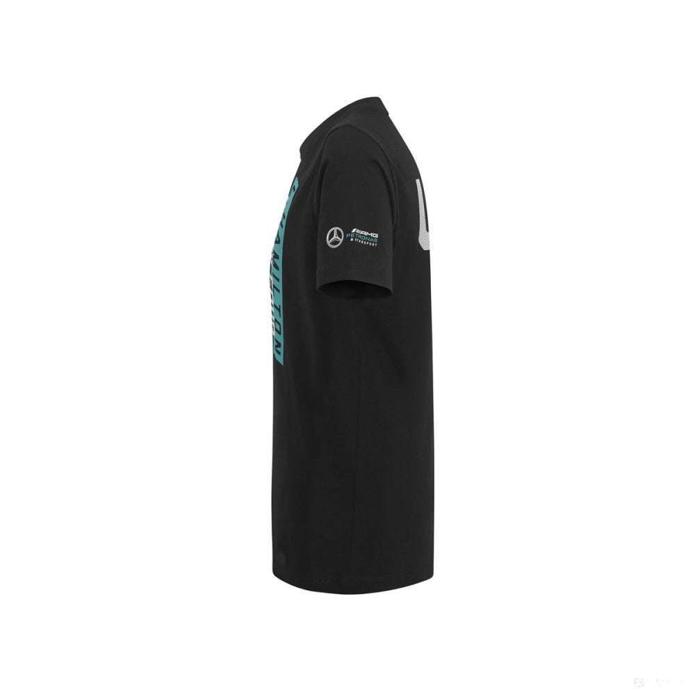 Mercedes Kids T-shirt, Lewis Hamilton #44, Black, 2019 - FansBRANDS®