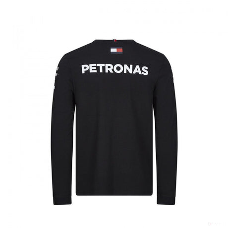 Mercedes Long Sleeve T-shirt, Long Sleeve Team, Black, 2019
