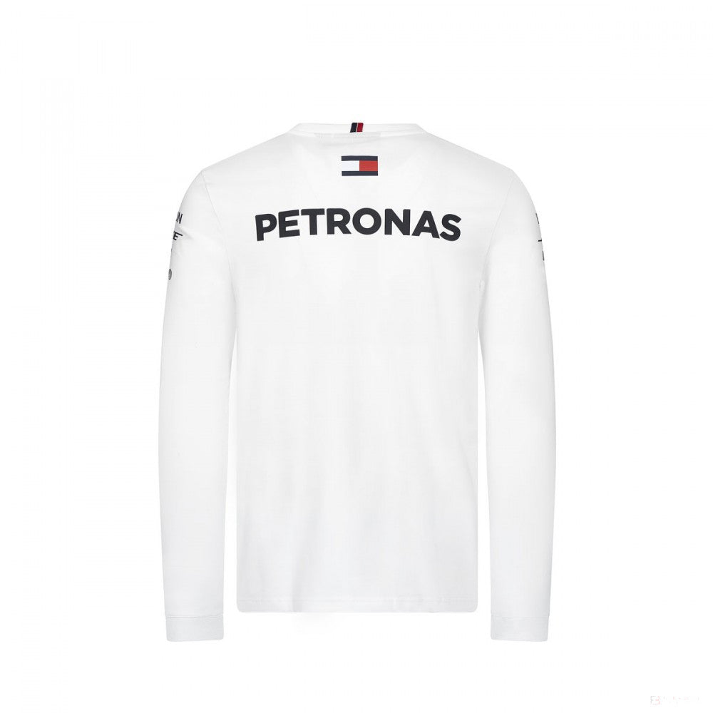 Mercedes Long Sleeve T-shirt, Long Sleeve Team, White, 2019 - FansBRANDS®