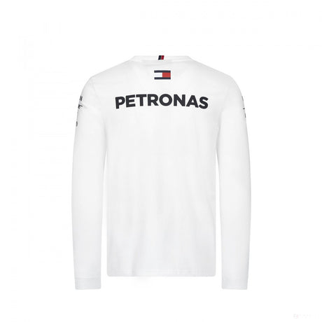 Mercedes Long Sleeve T-shirt, Long Sleeve Team, White, 2019 - FansBRANDS®