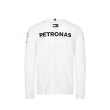 Mercedes Long Sleeve T-shirt, Long Sleeve Team, White, 2019 - FansBRANDS®