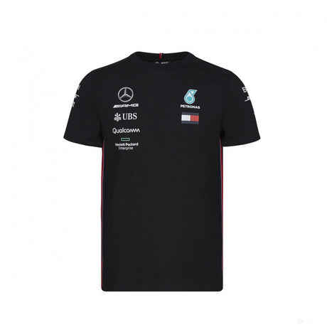 Mercedes T-shirt, Team, Black, 2019 - FansBRANDS®