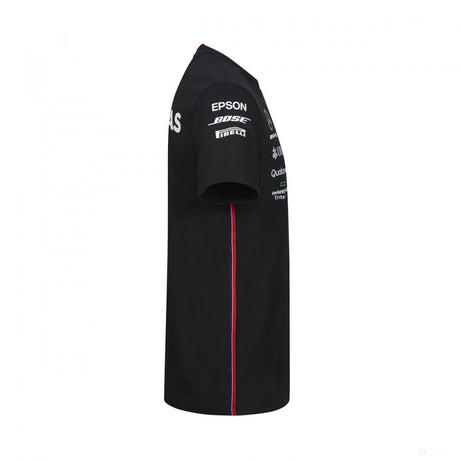 Mercedes T-shirt, Team, Black, 2019 - FansBRANDS®