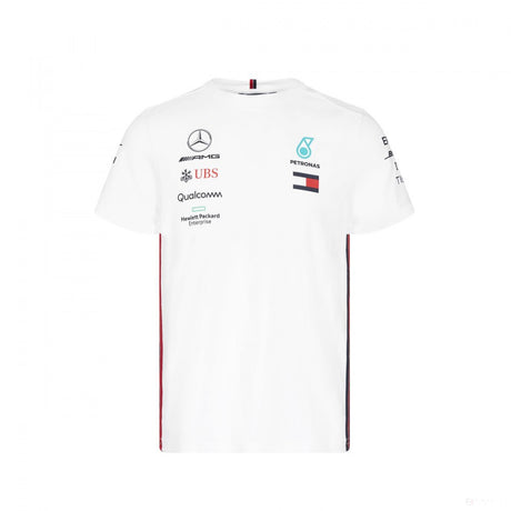 Mercedes T-shirt, Team, White, 2019 - FansBRANDS®