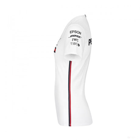 Mercedes Womens T-shirt, Team, White, 2019 - FansBRANDS®