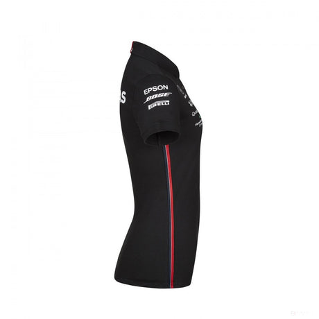 Mercedes Womens Polo, Team, Black, 2019 - FansBRANDS®