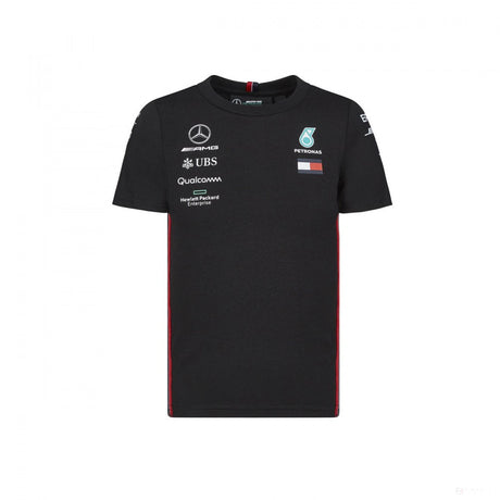 Mercedes Kids T-shirt, Team, Black, 2019 - FansBRANDS®