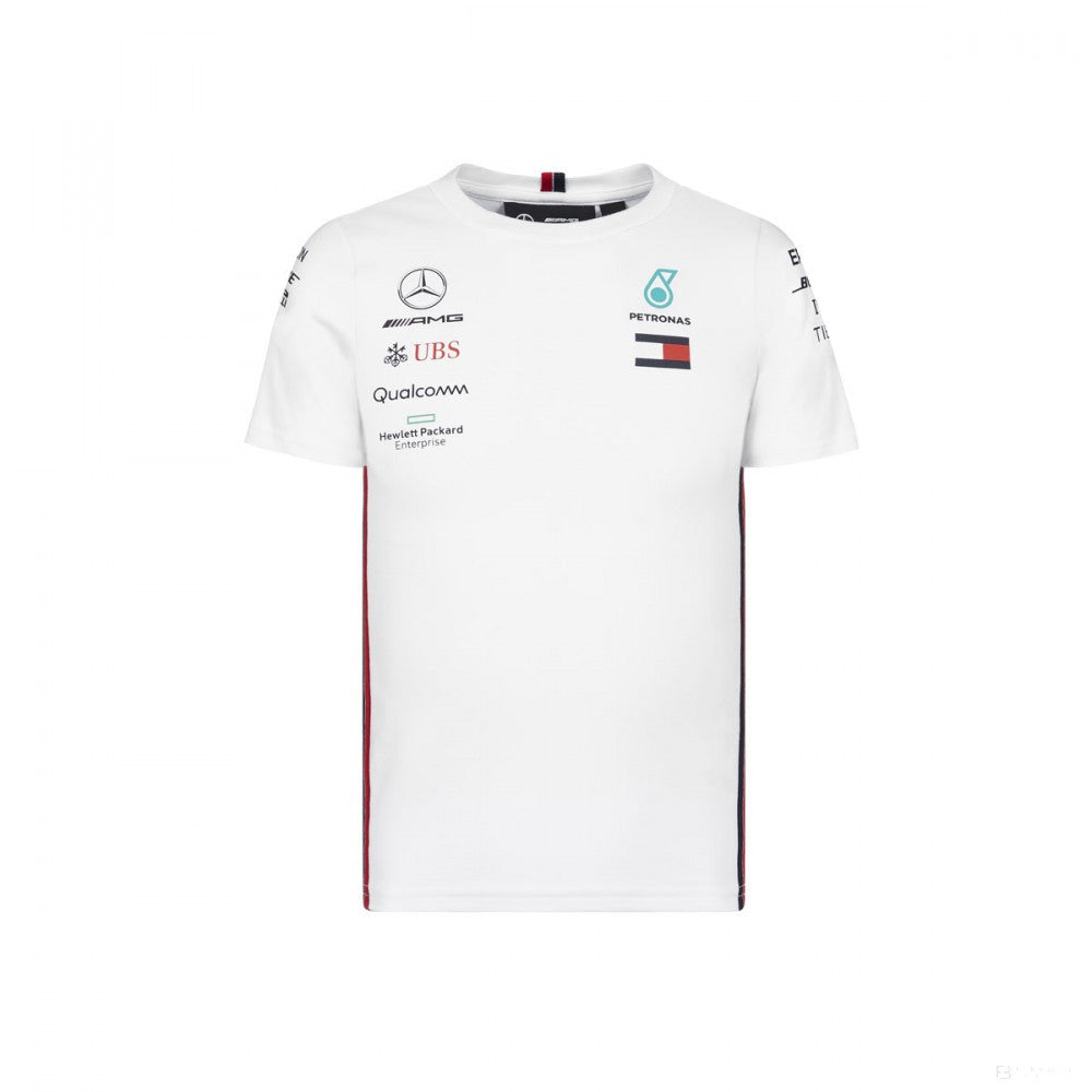 Mercedes Kids T-shirt, Team, White, 2019