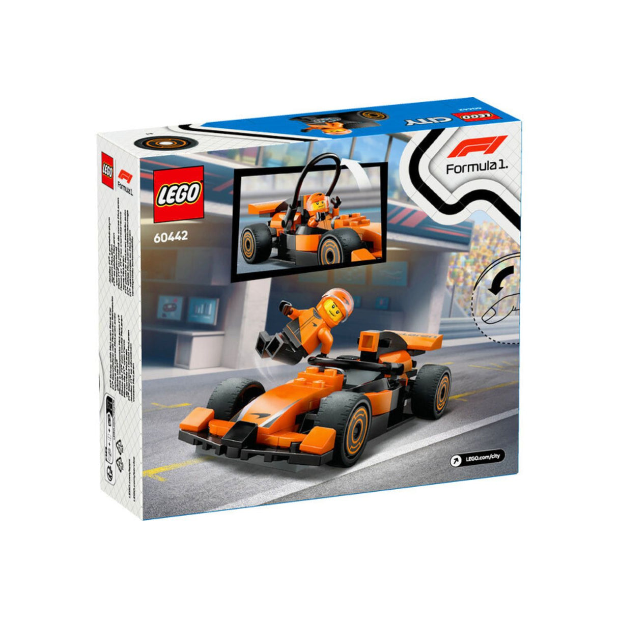McLaren, F1 LEGO® City 60442, race car with driver