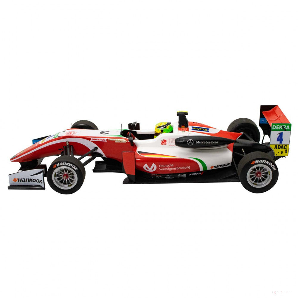 Mick Schumacher Model Car, Dallara Mercedes F317 Prema Racing Formula 3, 1:18 scale, White, 2018 - FansBRANDS®