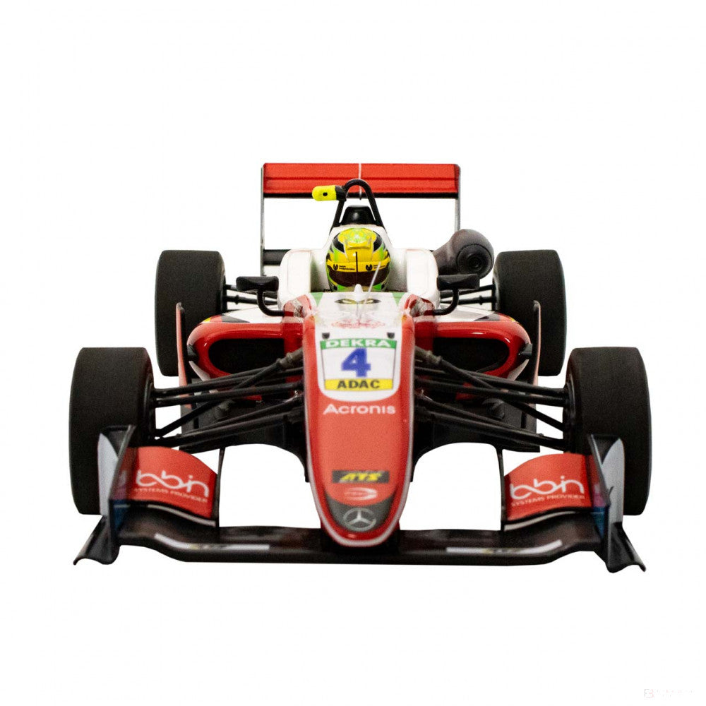 Mick Schumacher Model Car, Dallara Mercedes F317 Prema Racing Formula 3, 1:18 scale, White, 2018 - FansBRANDS®