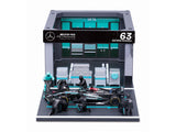 Mercedes model kit, pit pass, bburago, 1:43, George Russell, #63, W15 E