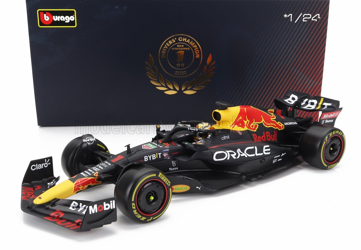 Red Bull Racing RB19 model car, bburago, 1:24, Max Verstappen #1, 2023