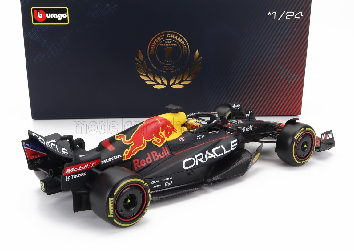 Red Bull Racing RB19 model car, bburago, 1:24, Max Verstappen #1, 2023