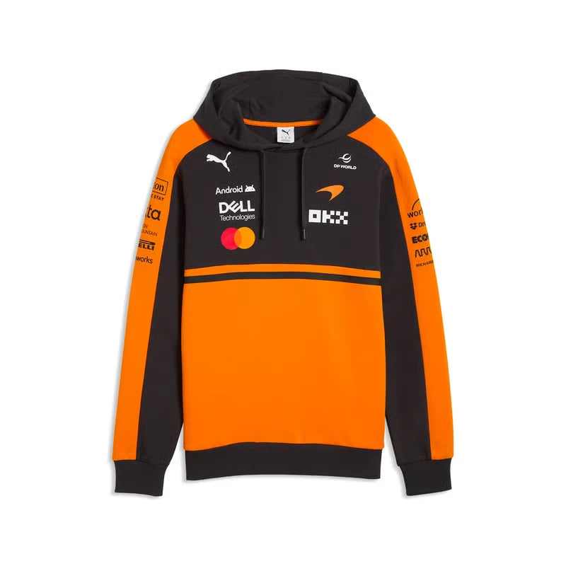 McLaren hoodie, team, papaya, 2026