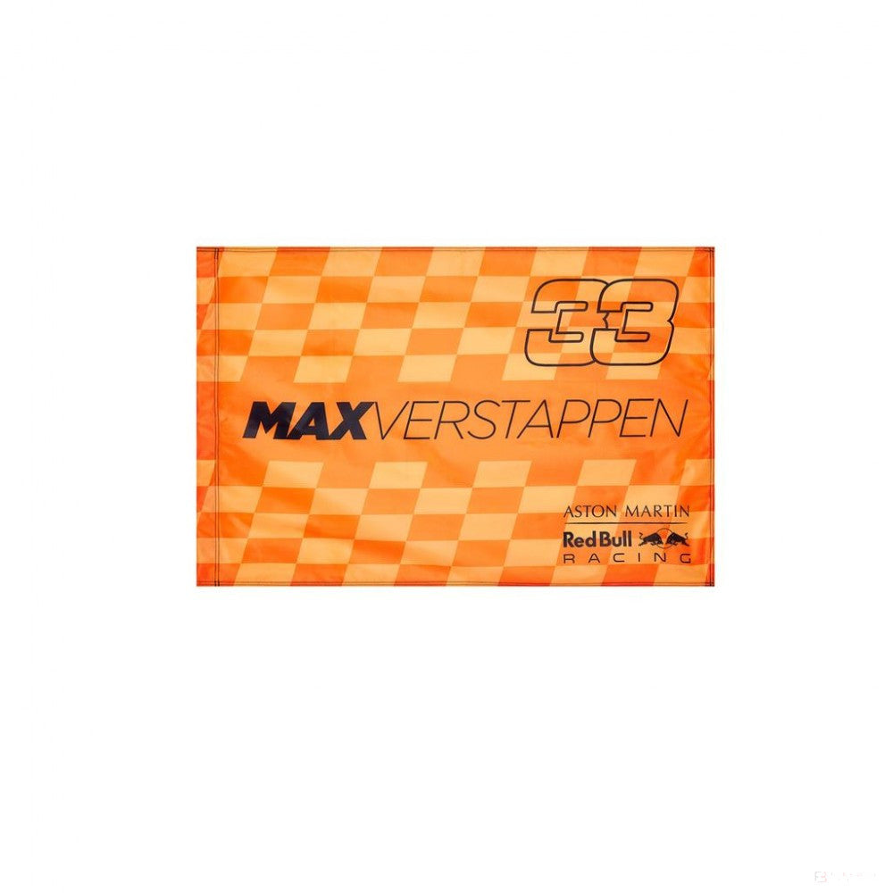 Red Bull Flag, Max Verstappen, 90x60 cm, Orange, 2020