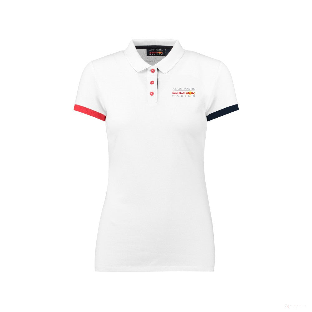Red Bull Womens Polo, Classic, White, 2018